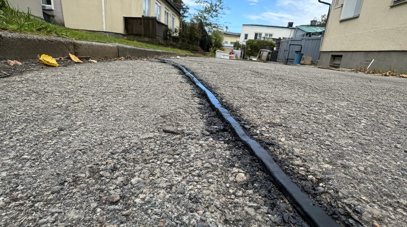 Lagning av hål och sprickor